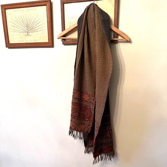 Vintage wool scarf - Picture 3 of 6